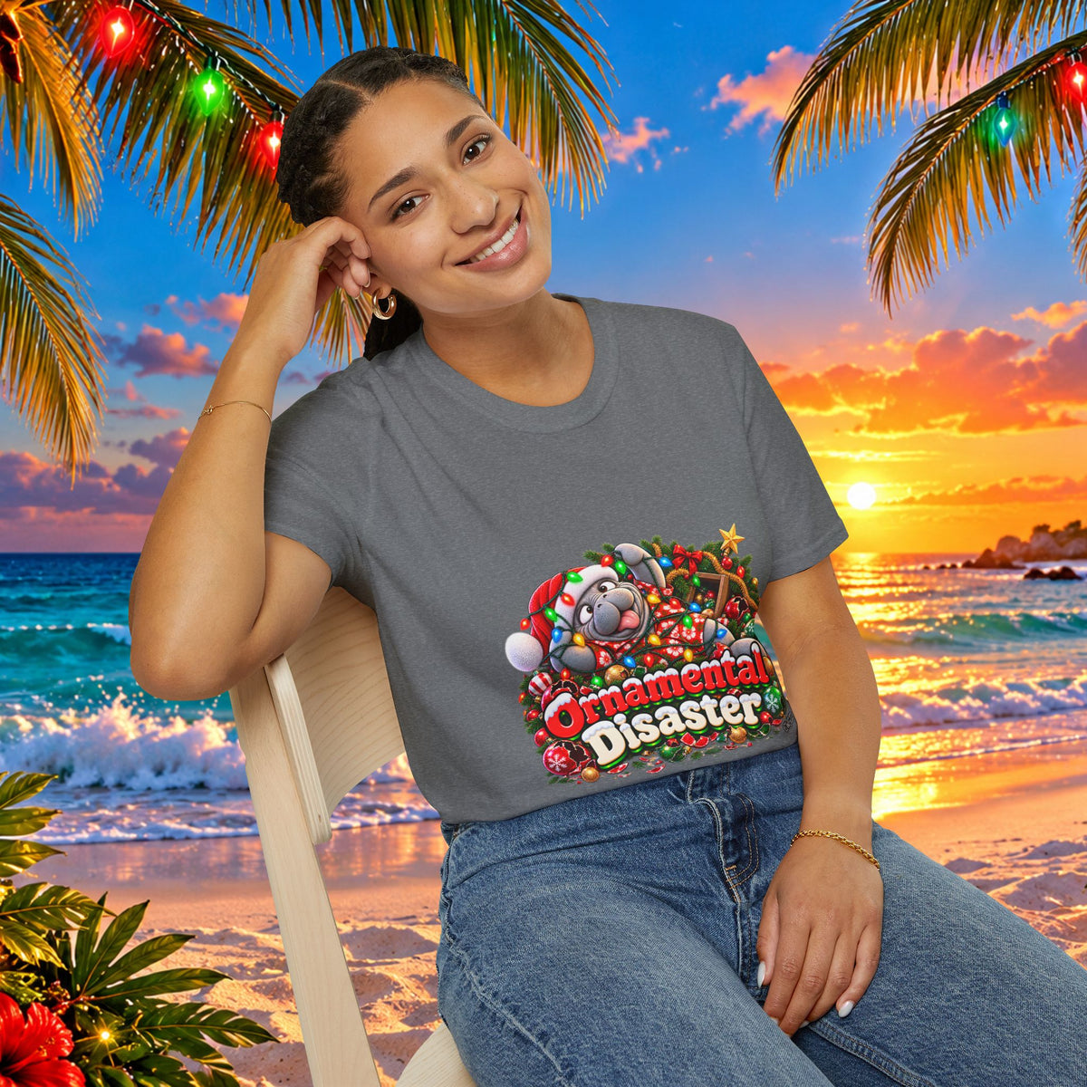 Ornamental Disaster Christmas T-Shirt