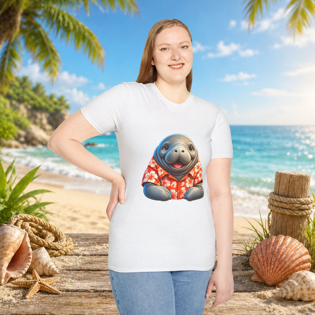 Bagel the Tropical Manatee T-Shirt