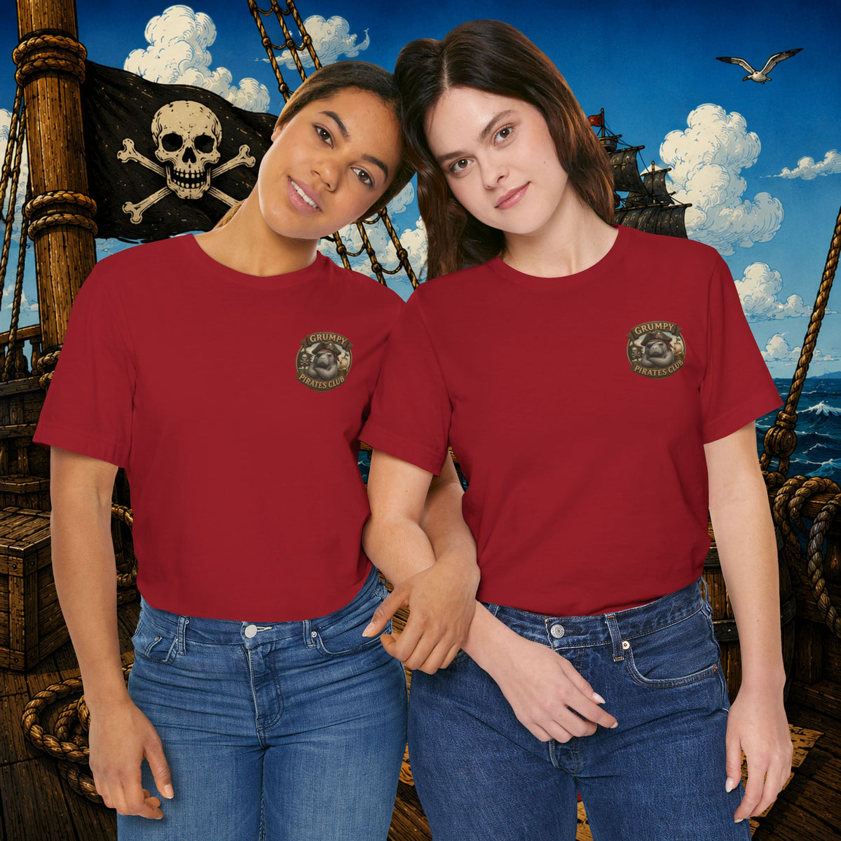 Grumpier Than a Manatee Without Snacks | Funny Pirate Manatee T-Shirt