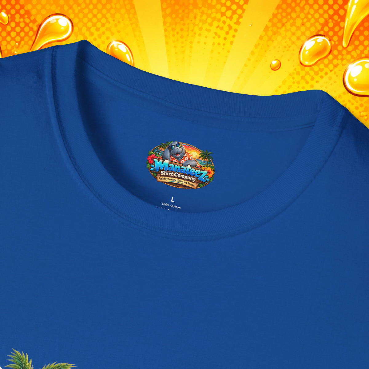 Fa La La La La Tropical Christmas Manatee T-Shirt