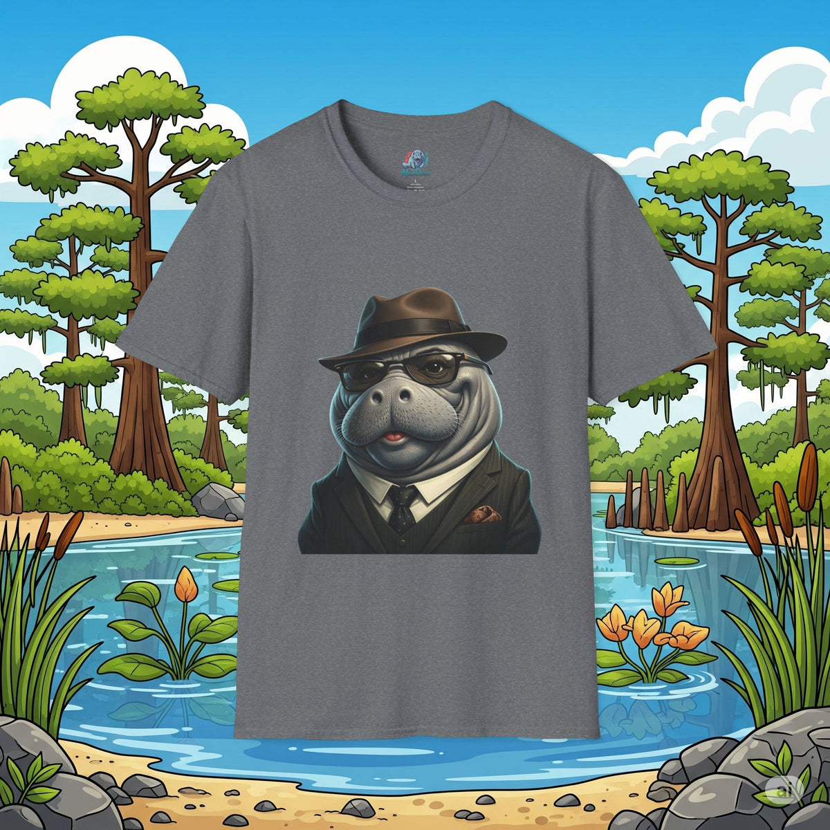 Classy Manatee Collection Softstyle T-Shirt