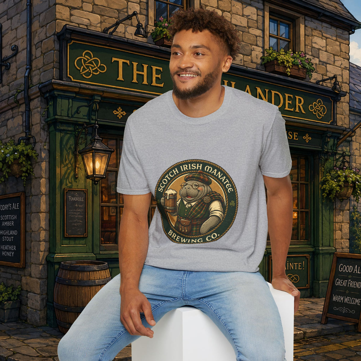 Scotch-Irish Manatee Brewing Company T-Shirt