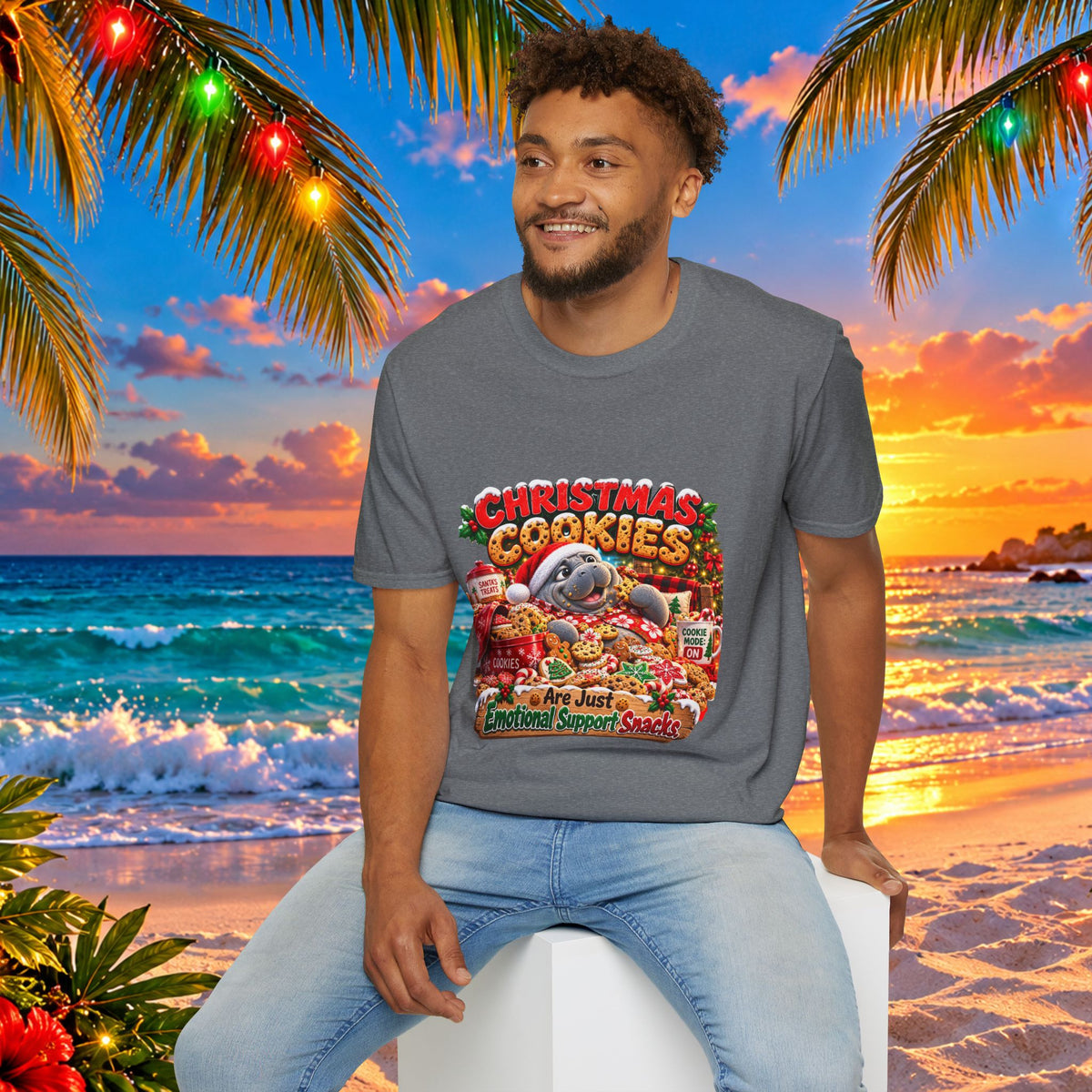 Christmas Cookies Emotional Support Snacks T-Shirt
