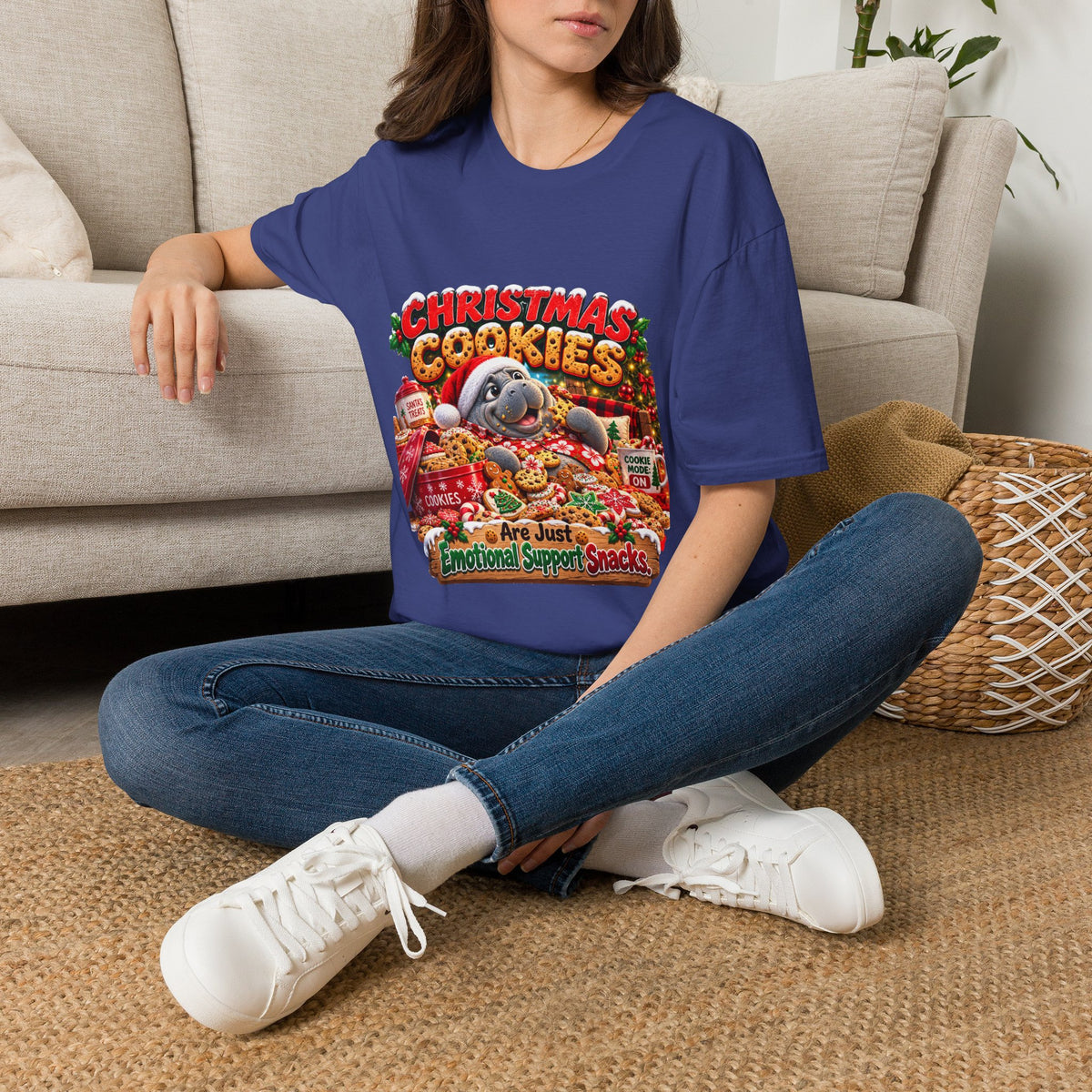 Christmas Cookies Emotional Support Snacks T-Shirt