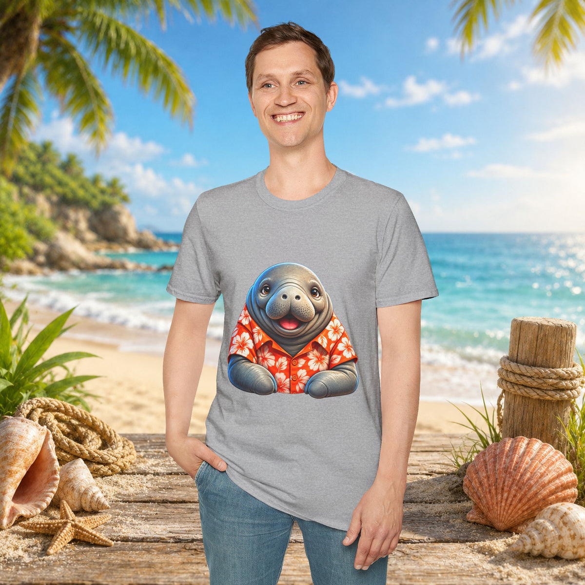 Bagel the Tropical Manatee T-Shirt