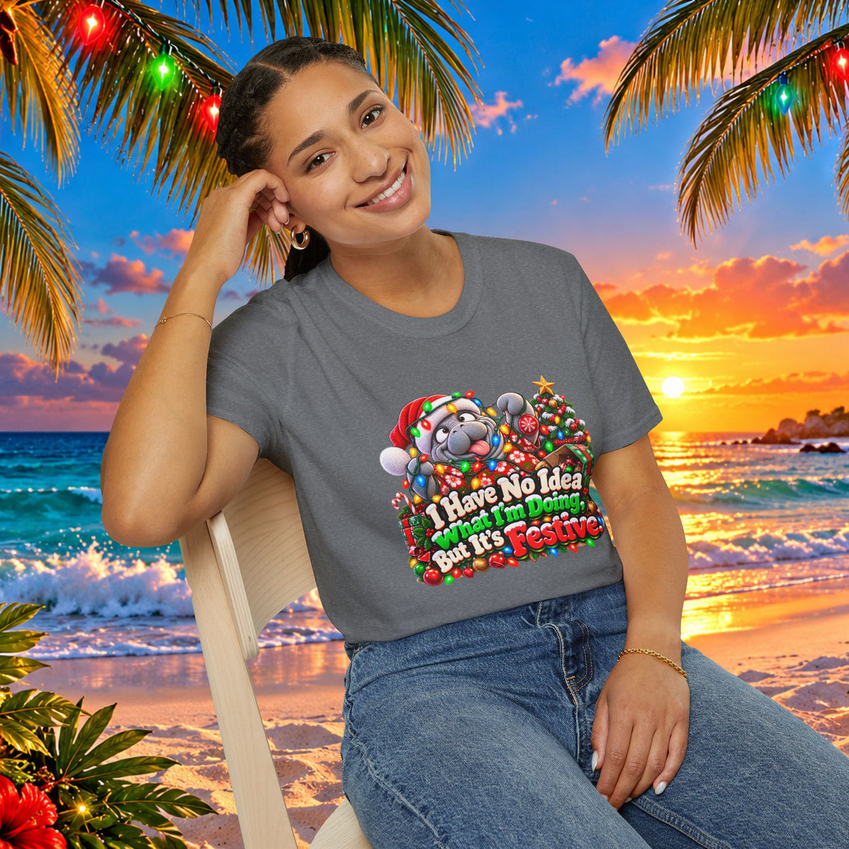 Have No Idea What I’m Doing But It’s Festive Christmas T-Shirt
