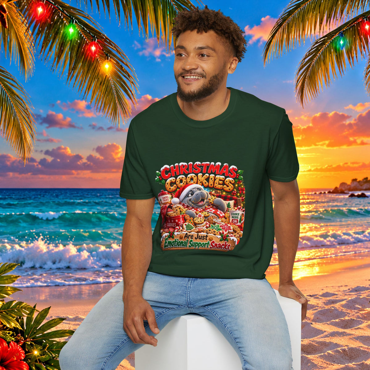 Christmas Cookies Emotional Support Snacks T-Shirt