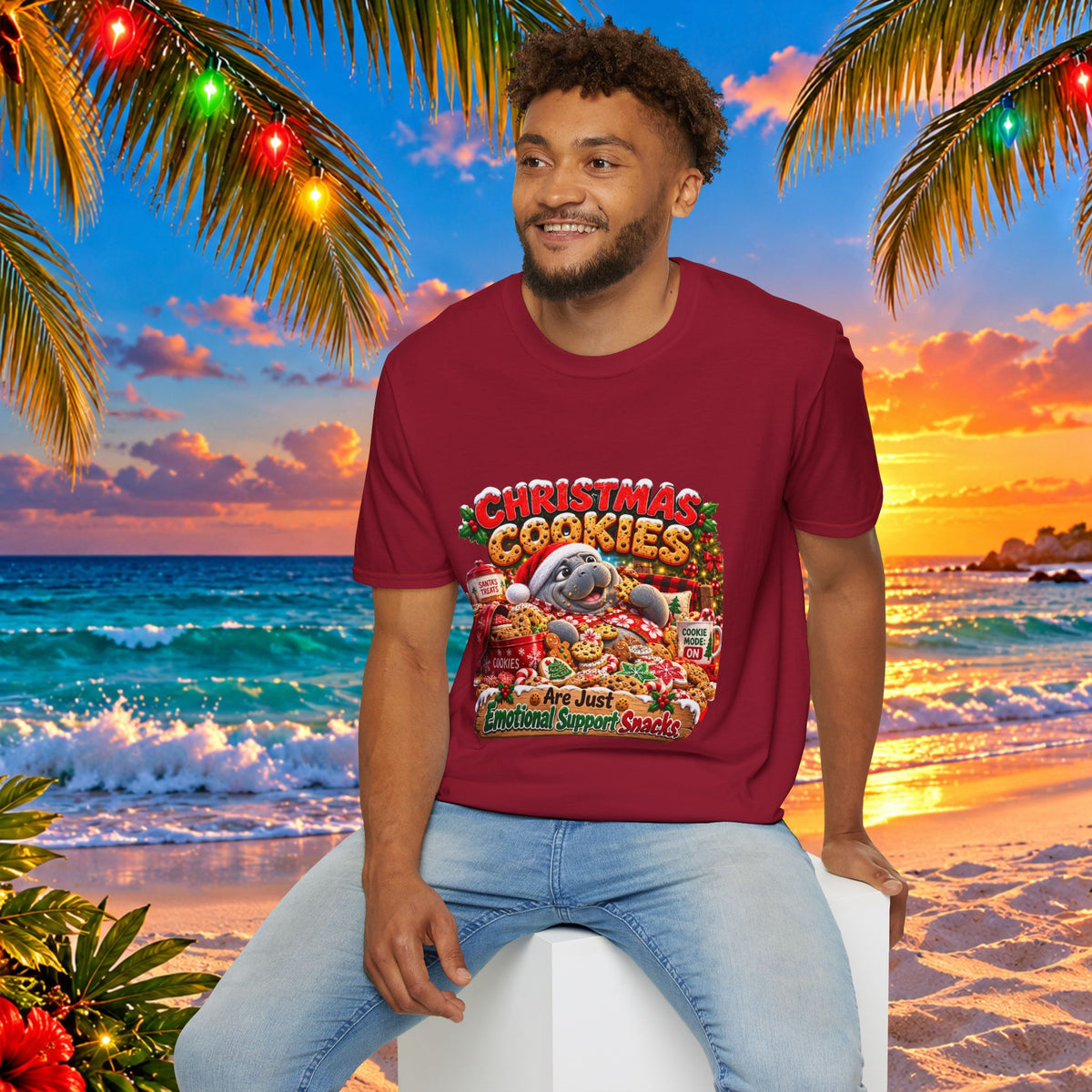 Christmas Cookies Emotional Support Snacks T-Shirt