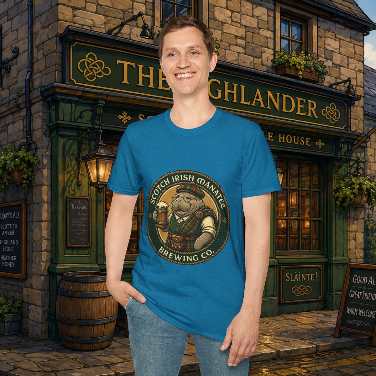 Scotch-Irish Manatee Brewing Company T-Shirt