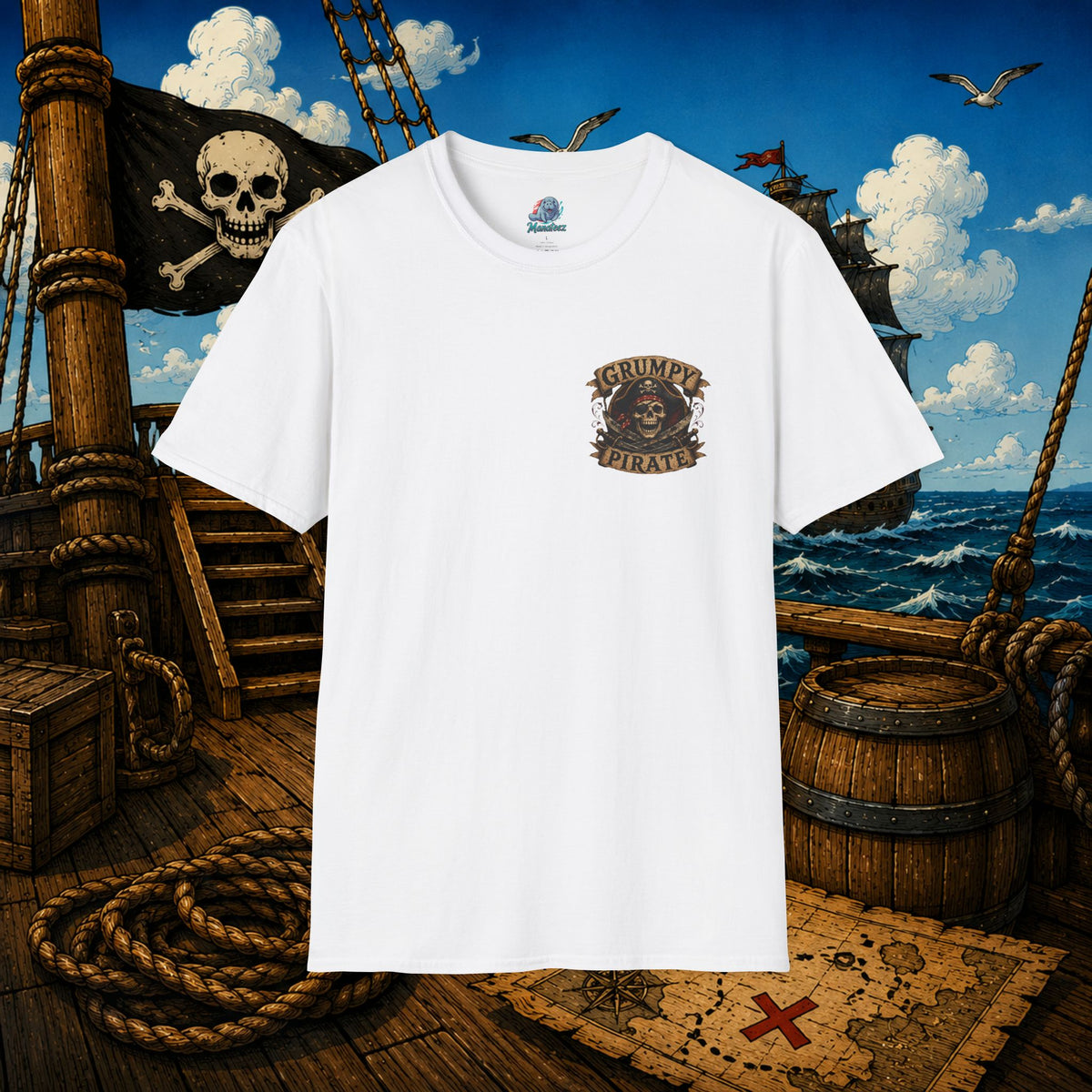Vintage Pirate Limited Edition – Funny Aging Pirate Skeleton T-Shirt | Old Pirate Humor Tee