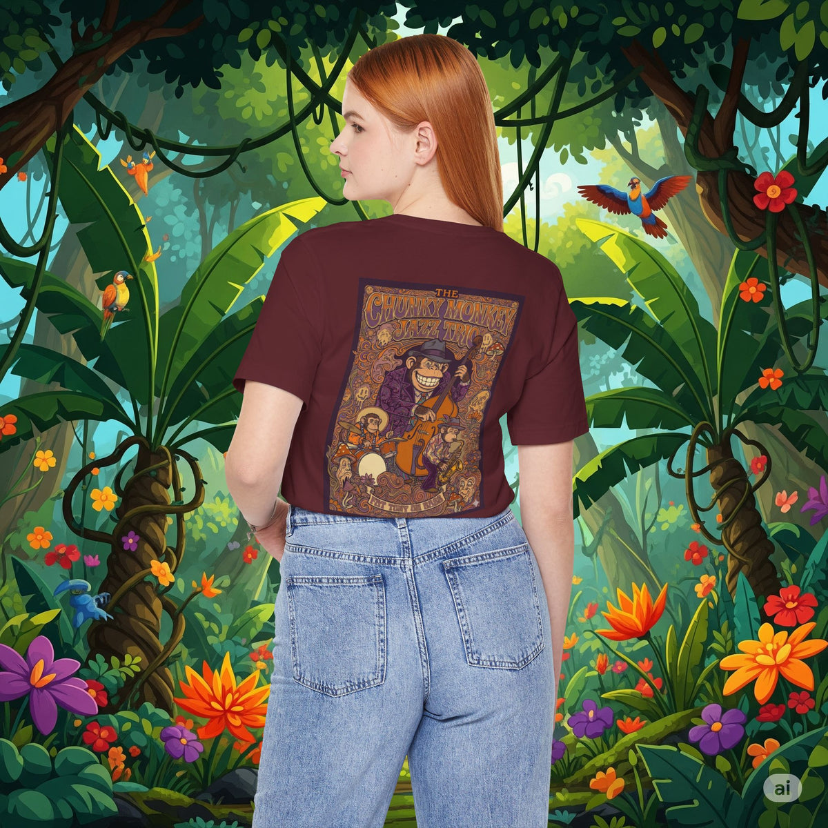 Vintage Style Fat Tony and the Chunky Monkey Trio Shirt - Retro Band Tee