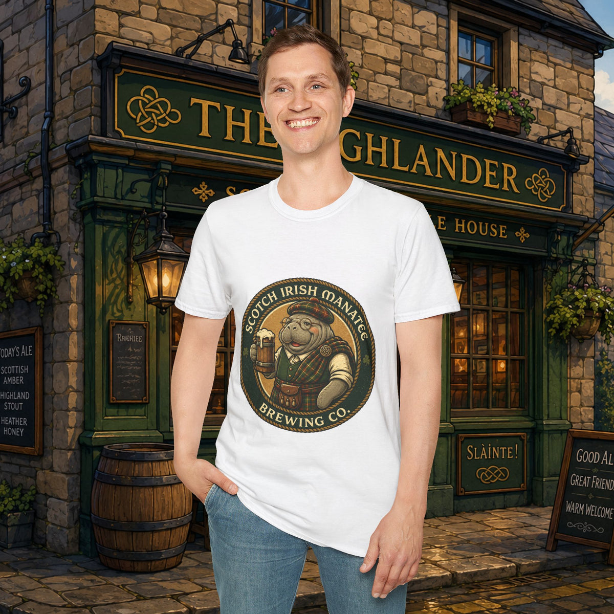 Scotch-Irish Manatee Brewing Company T-Shirt