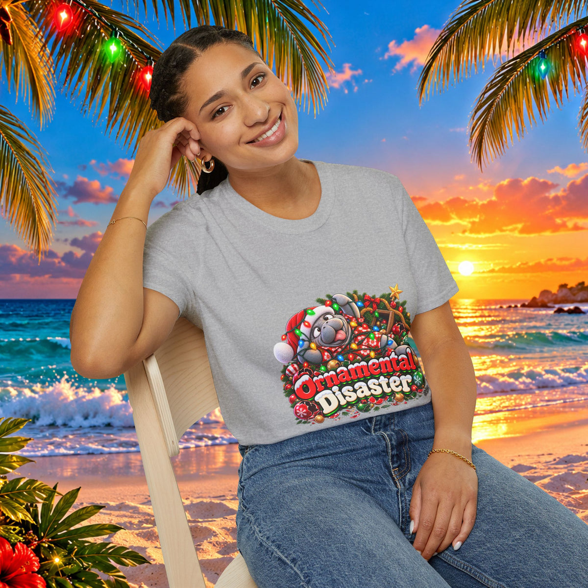 Ornamental Disaster Christmas T-Shirt