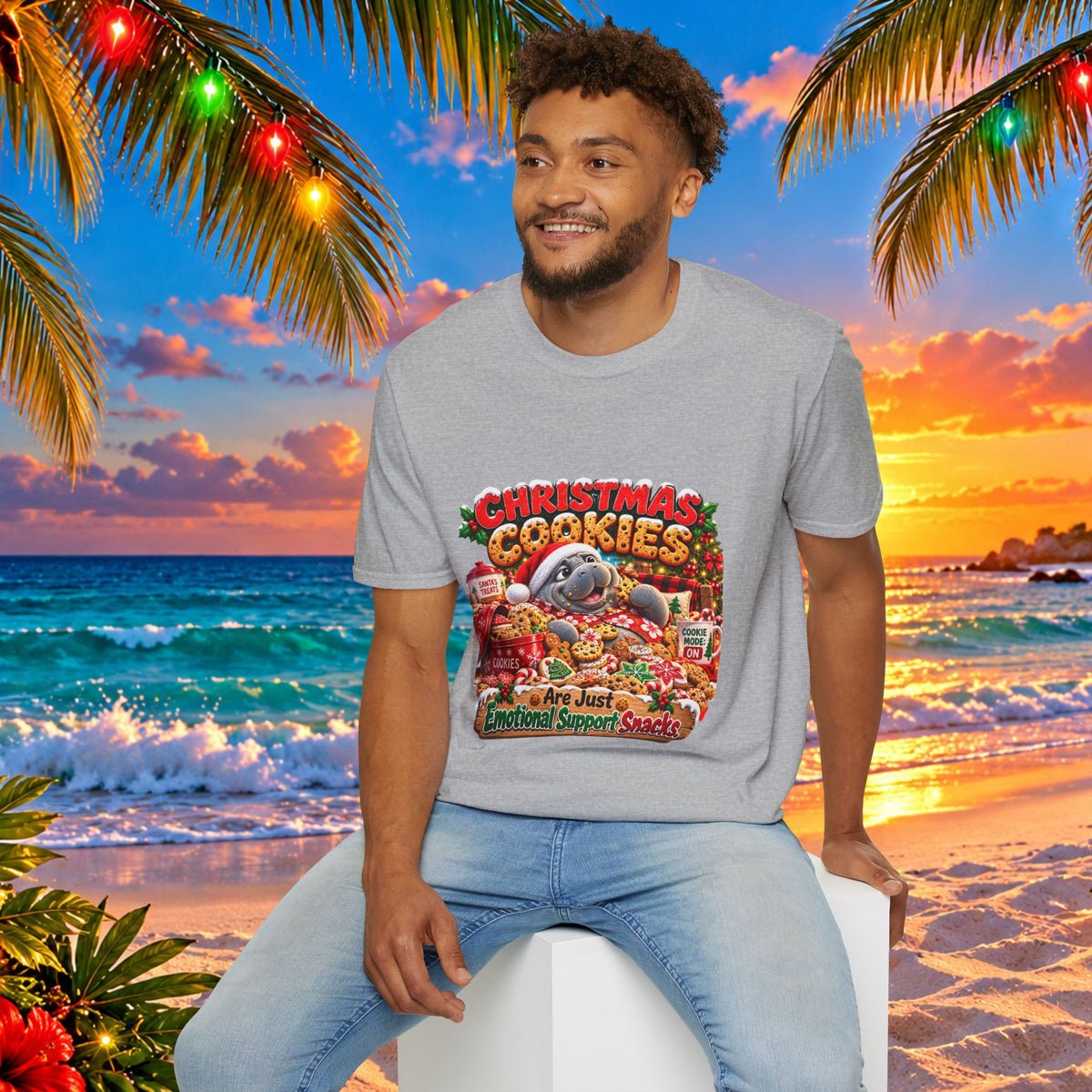 Christmas Cookies Emotional Support Snacks T-Shirt
