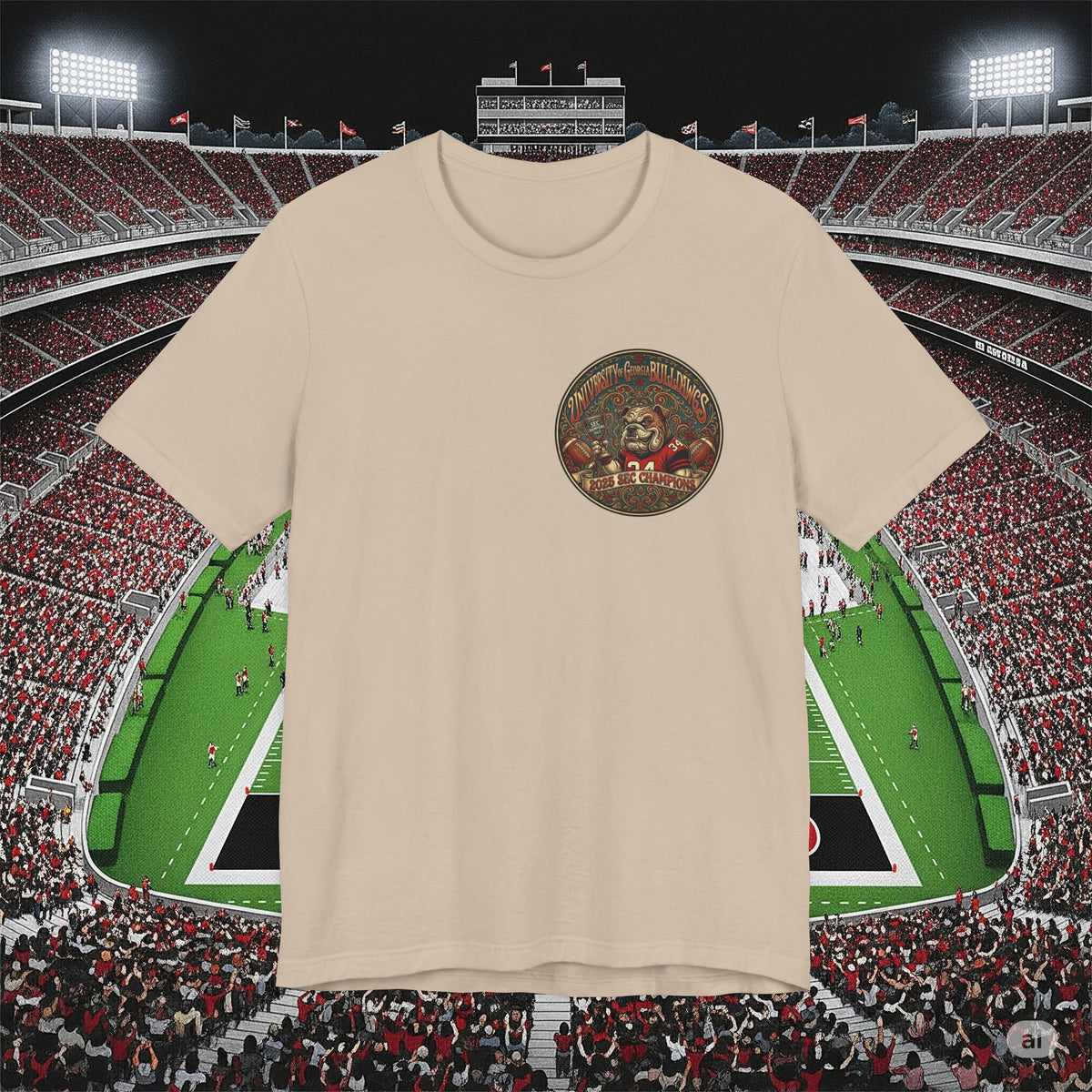 Georgia Bulldogs 2025 SEC Champions T-Shirt