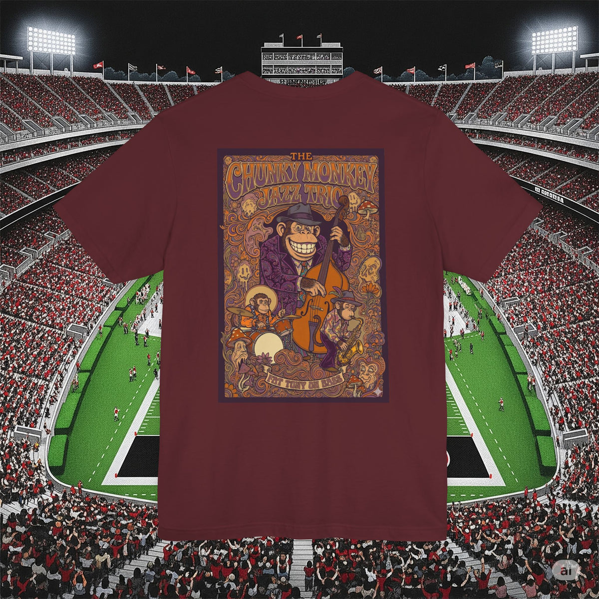 Vintage Style Fat Tony and the Chunky Monkey Trio Shirt - Retro Band Tee
