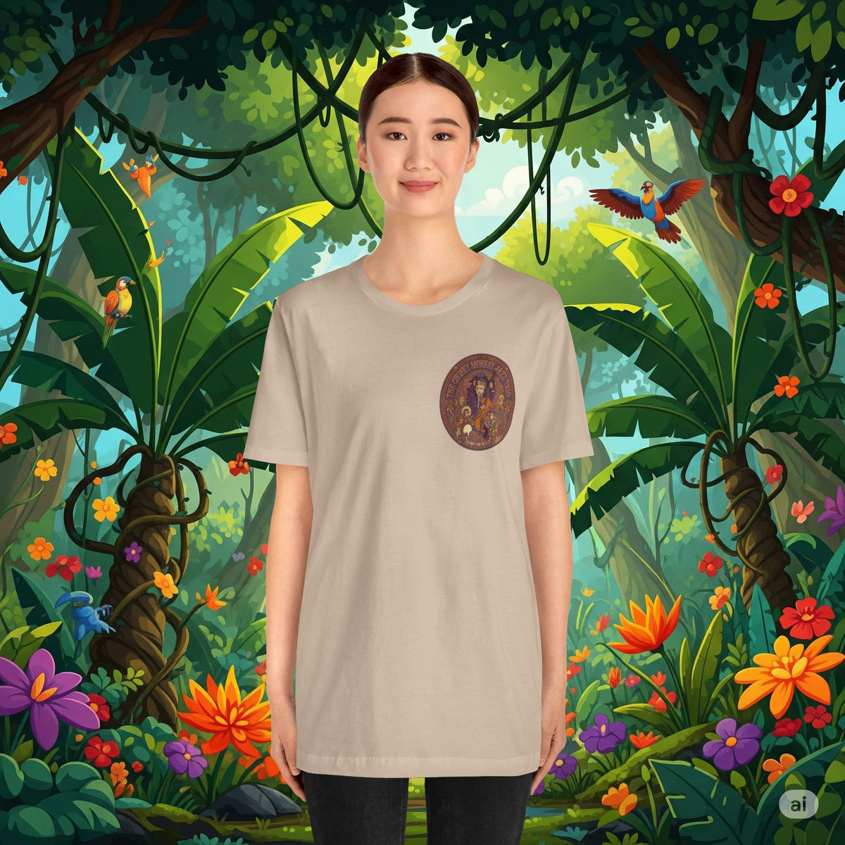 Vintage Style Fat Tony and the Chunky Monkey Trio Shirt - Retro Band Tee