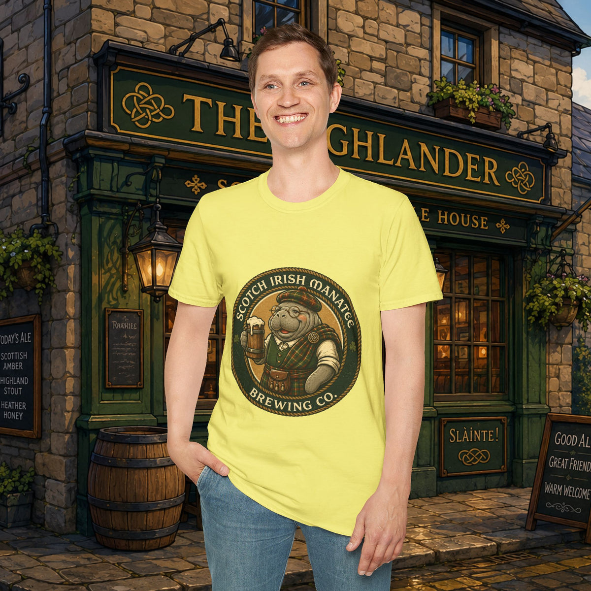 Scotch-Irish Manatee Brewing Company T-Shirt