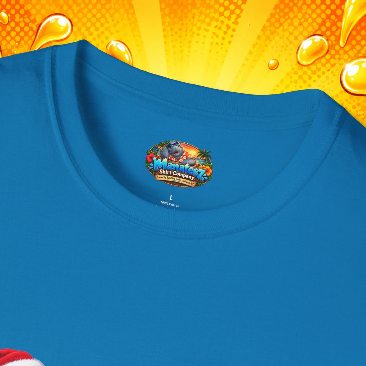 Santa’s on Island Time Christmas Beach T-Shirt
