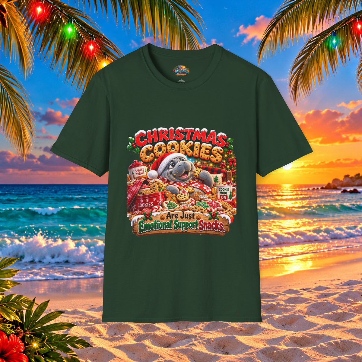 Christmas Cookies Emotional Support Snacks T-Shirt