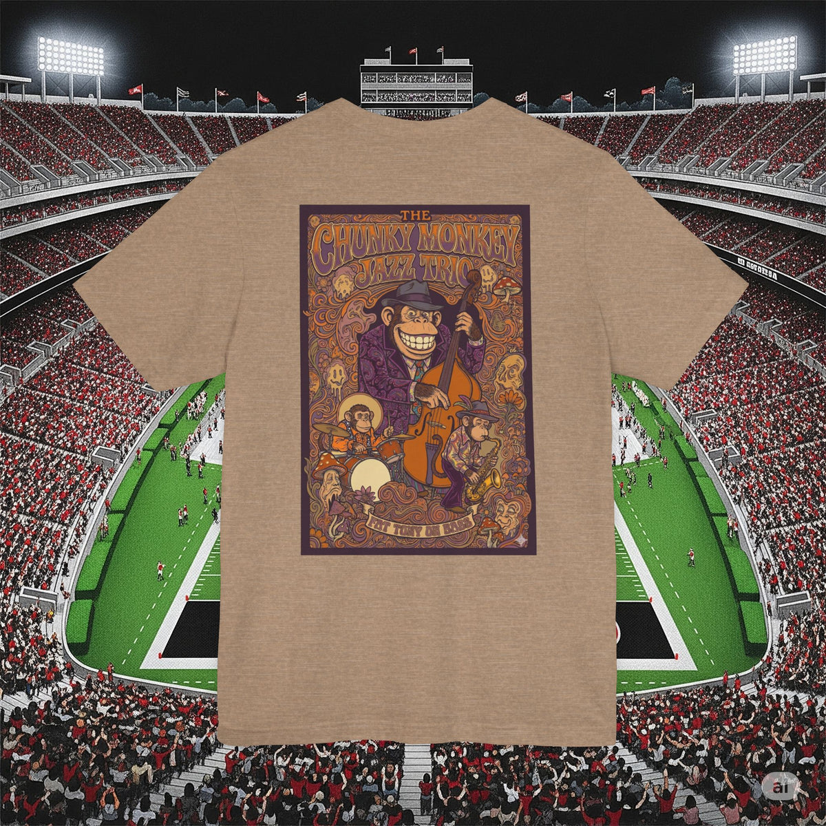 Vintage Style Fat Tony and the Chunky Monkey Trio Shirt - Retro Band Tee