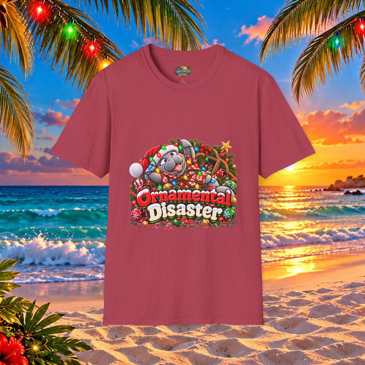 Ornamental Disaster Christmas T-Shirt