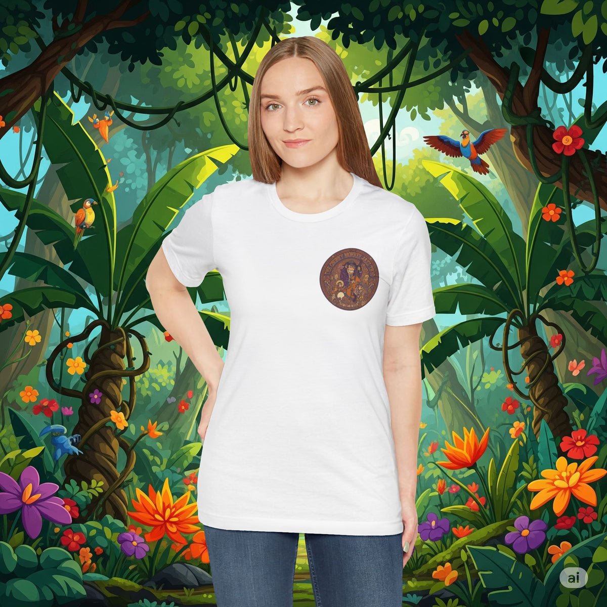 Vintage Style Fat Tony and the Chunky Monkey Trio Shirt - Retro Band Tee