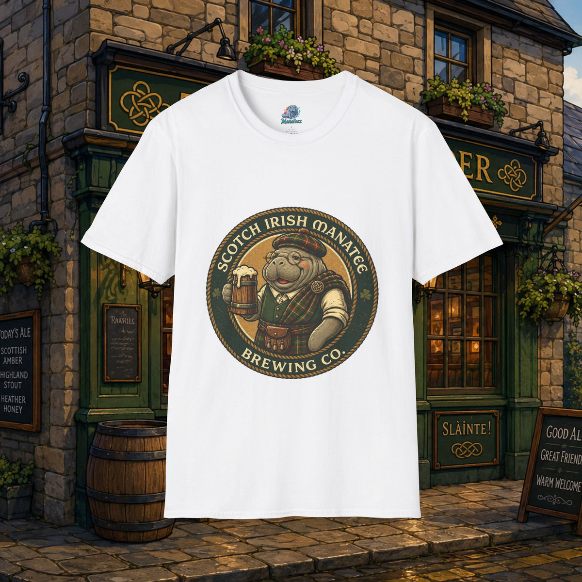 Scotch-Irish Manatee Brewing Company T-Shirt