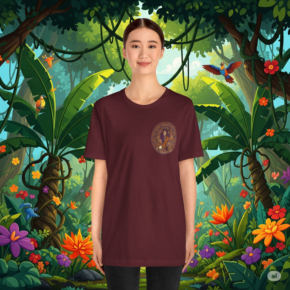Vintage Style Fat Tony and the Chunky Monkey Trio Shirt - Retro Band Tee