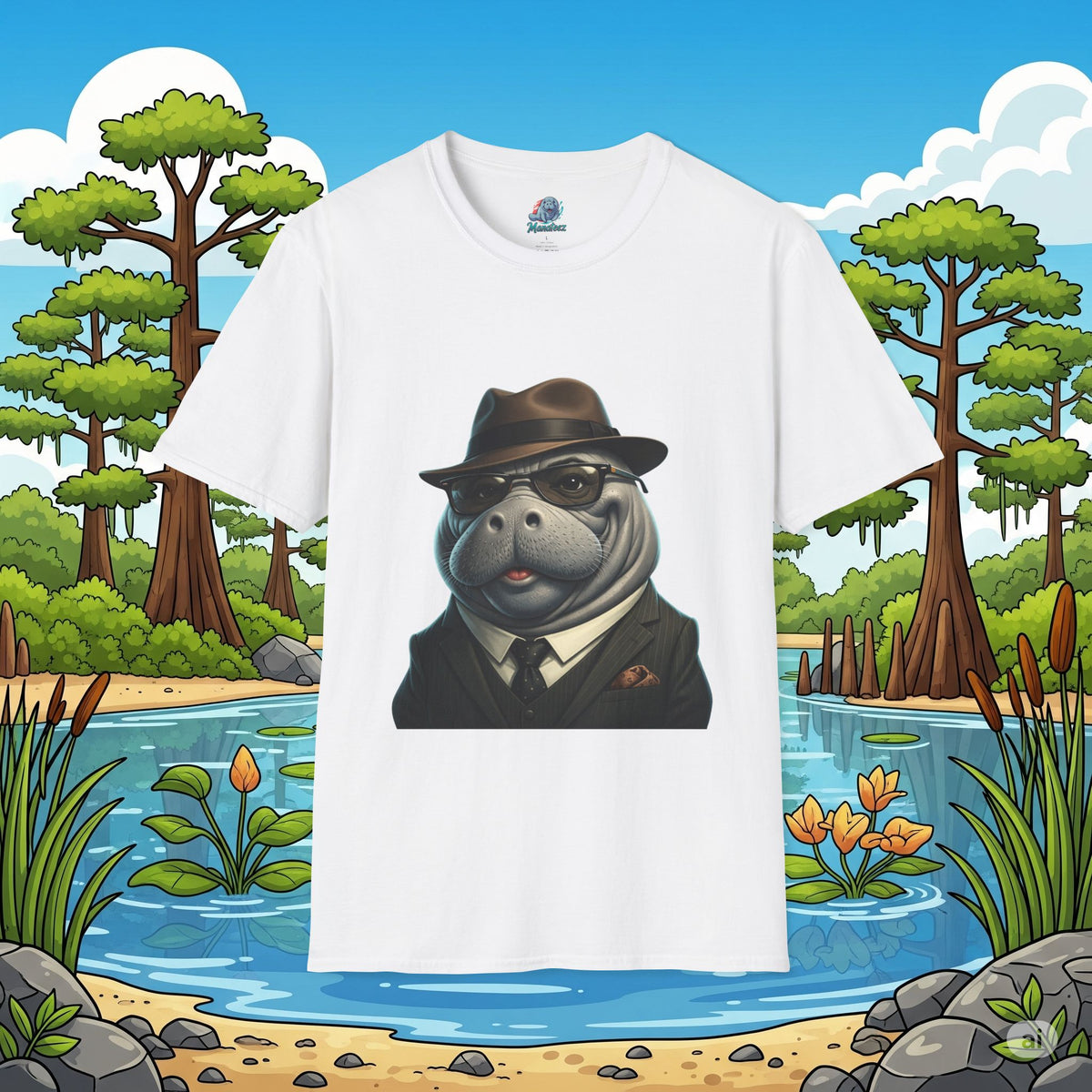 Classy Manatee Collection Softstyle T-Shirt