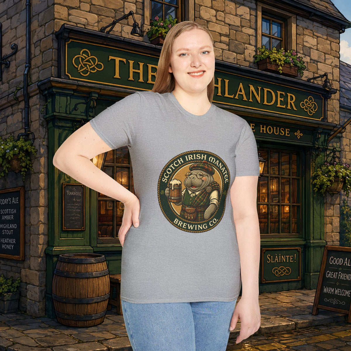 Scotch-Irish Manatee Brewing Company T-Shirt
