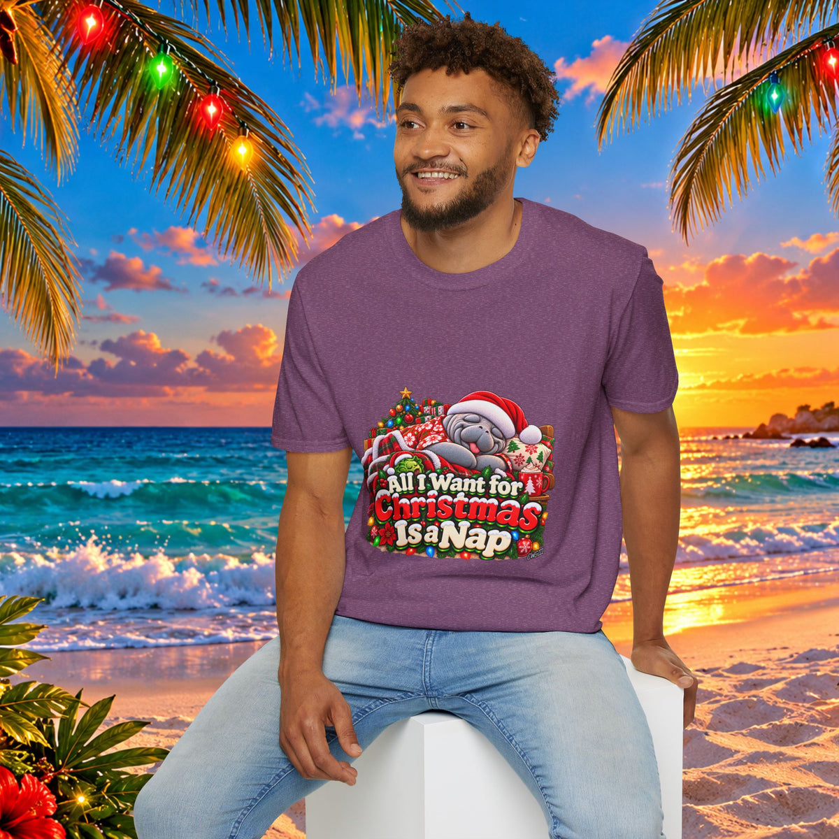 All I Want for Christmas Is a Nap Christmas T-Shirt