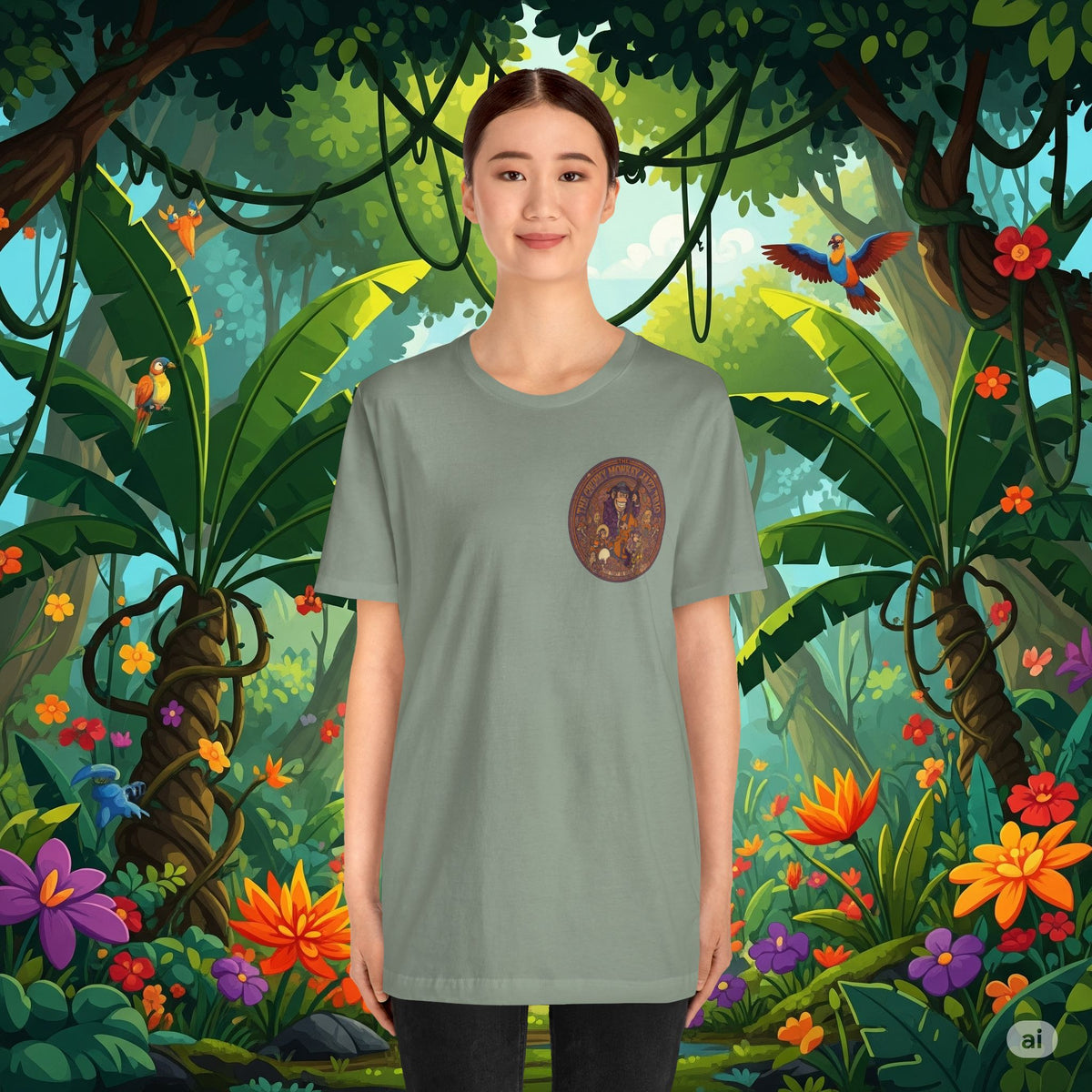 Vintage Style Fat Tony and the Chunky Monkey Trio Shirt - Retro Band Tee