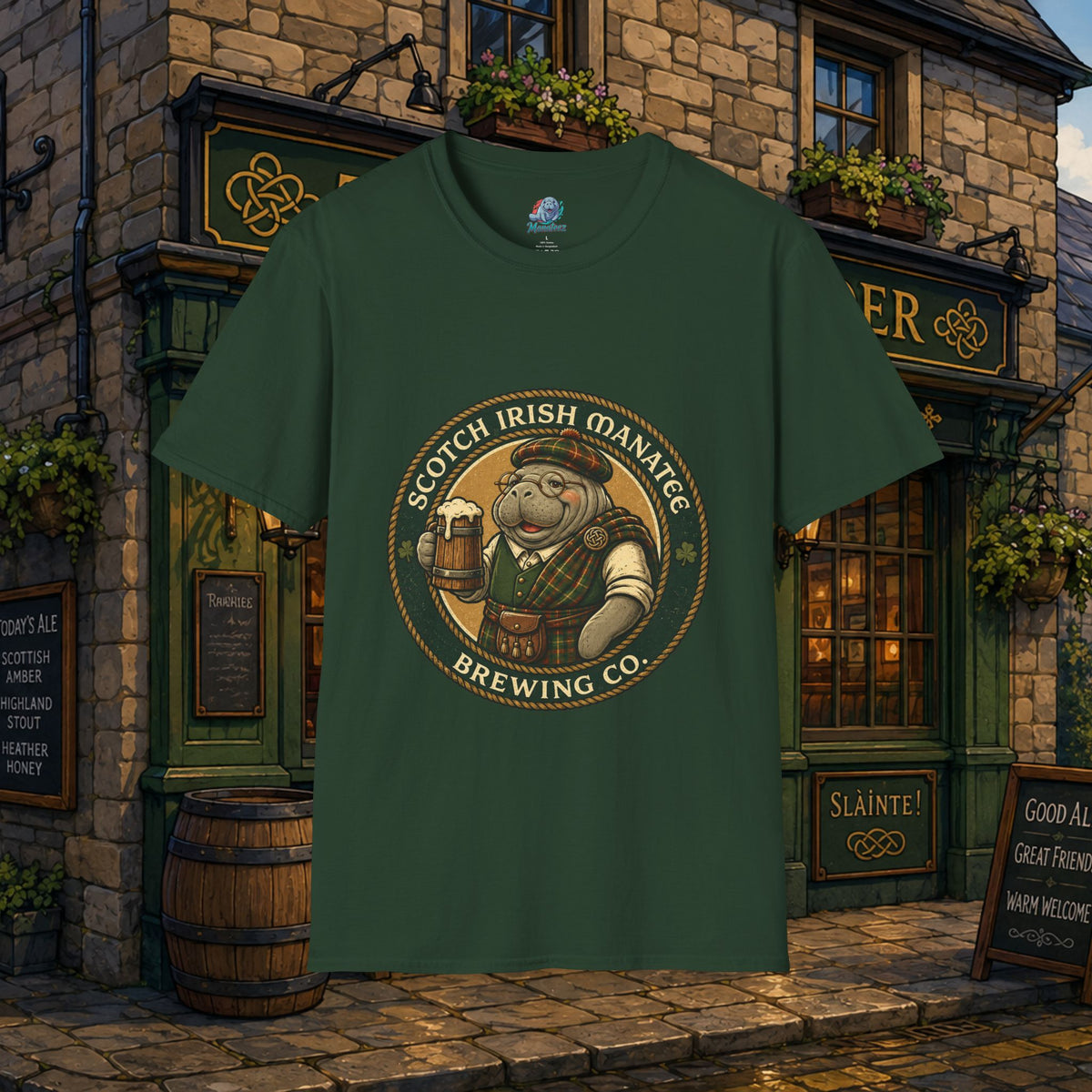 Scotch-Irish Manatee Brewing Company T-Shirt