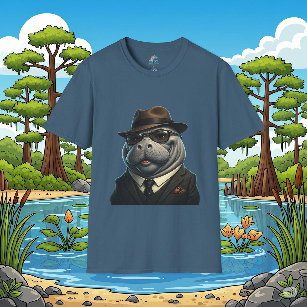 Classy Manatee  Collection Softstyle T-Shirt