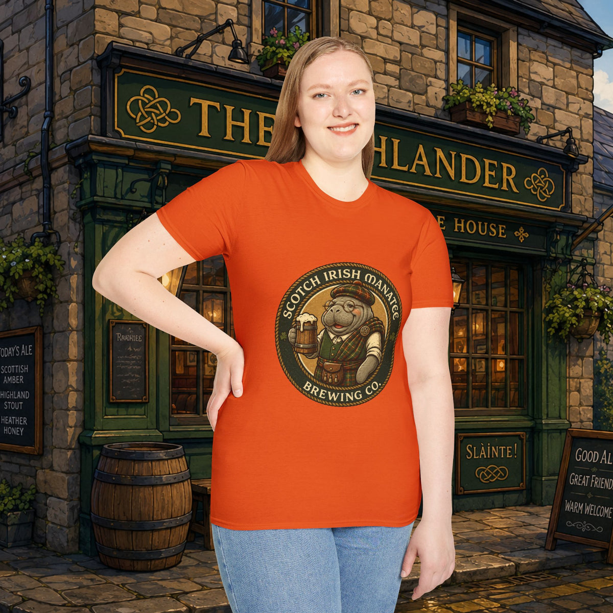 Scotch-Irish Manatee Brewing Company T-Shirt