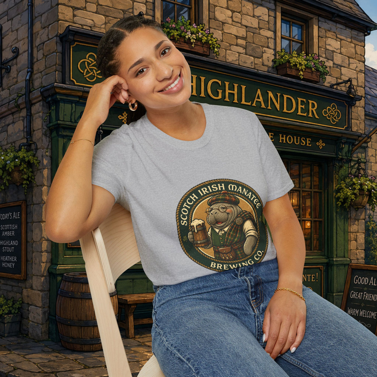 Scotch-Irish Manatee Brewing Company T-Shirt