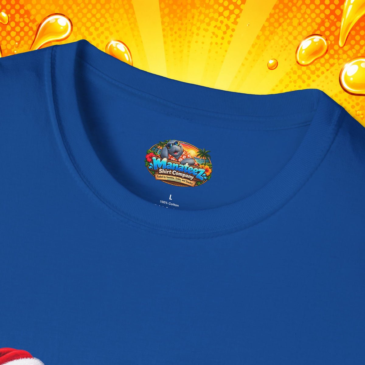 Santa’s on Island Time Christmas Beach T-Shirt