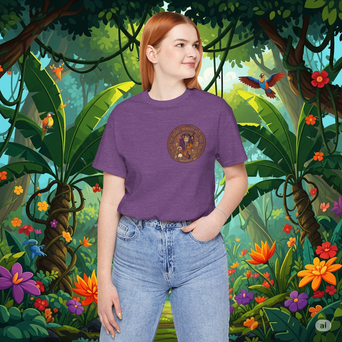 Vintage Style Fat Tony and the Chunky Monkey Trio Shirt - Retro Band Tee
