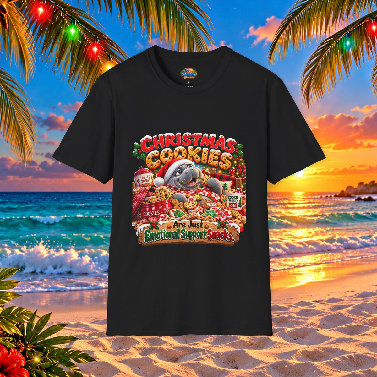 Christmas Cookies Emotional Support Snacks T-Shirt