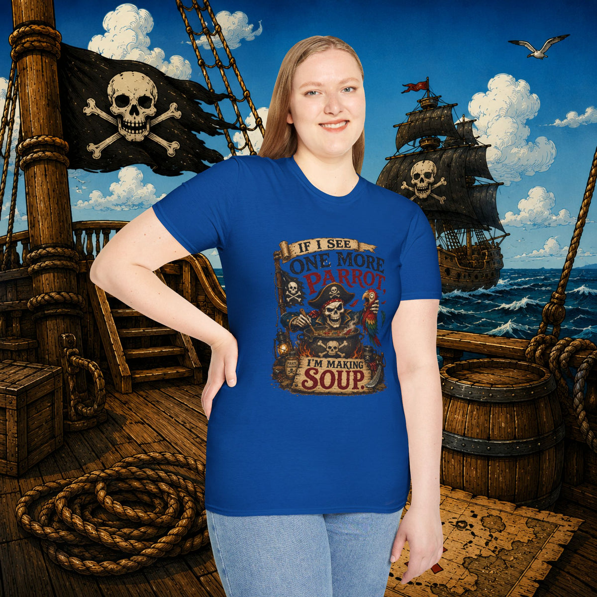 If I See One More Parrot I’m Making Soup Pirate T-Shirt