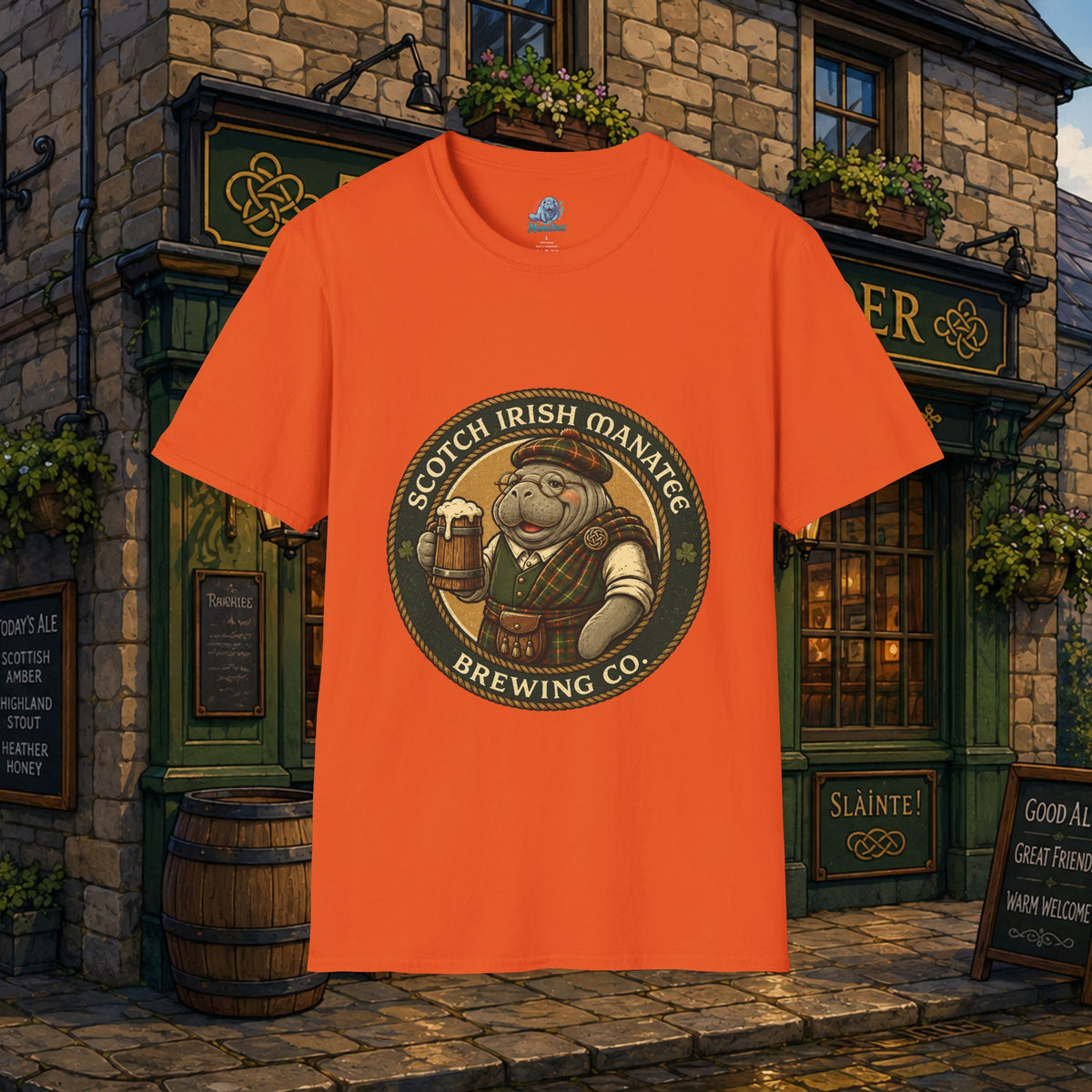 Scotch-Irish Manatee Brewing Company T-Shirt