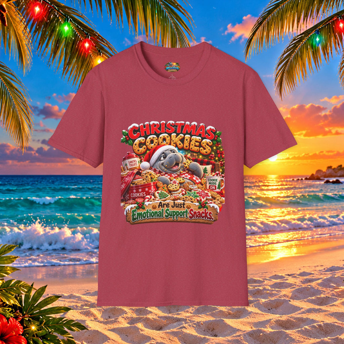 Christmas Cookies Emotional Support Snacks T-Shirt