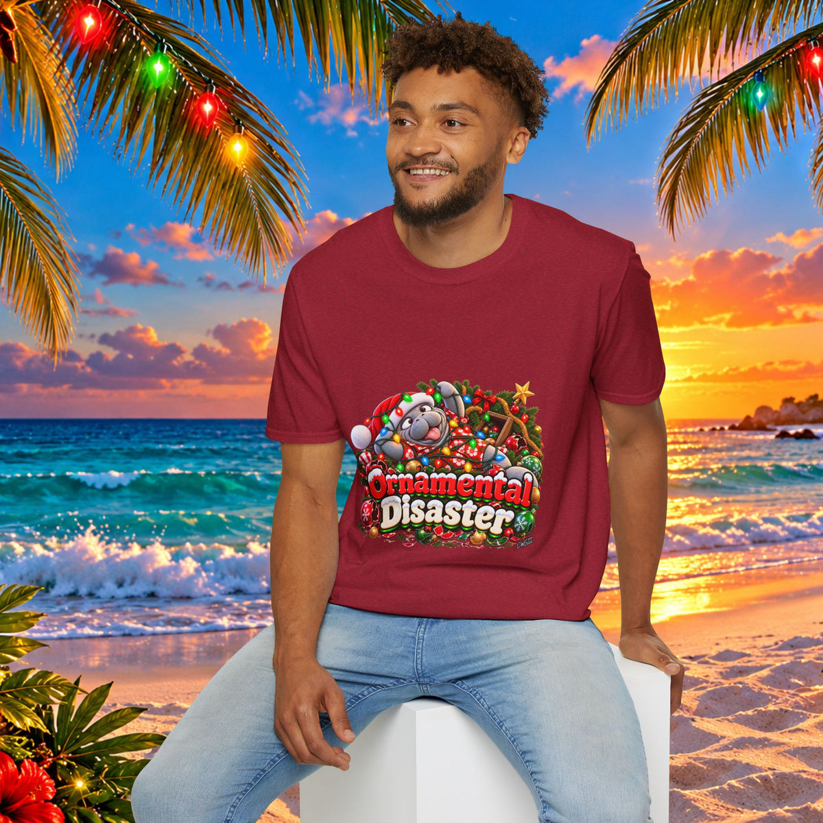 Ornamental Disaster Christmas T-Shirt