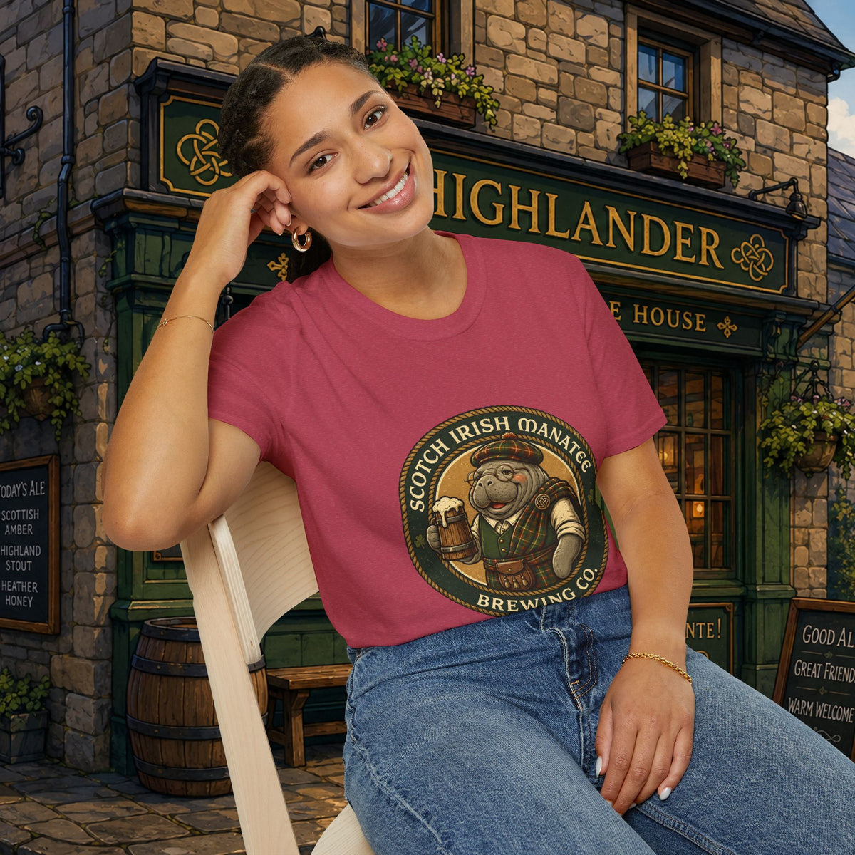 Scotch-Irish Manatee Brewing Company T-Shirt