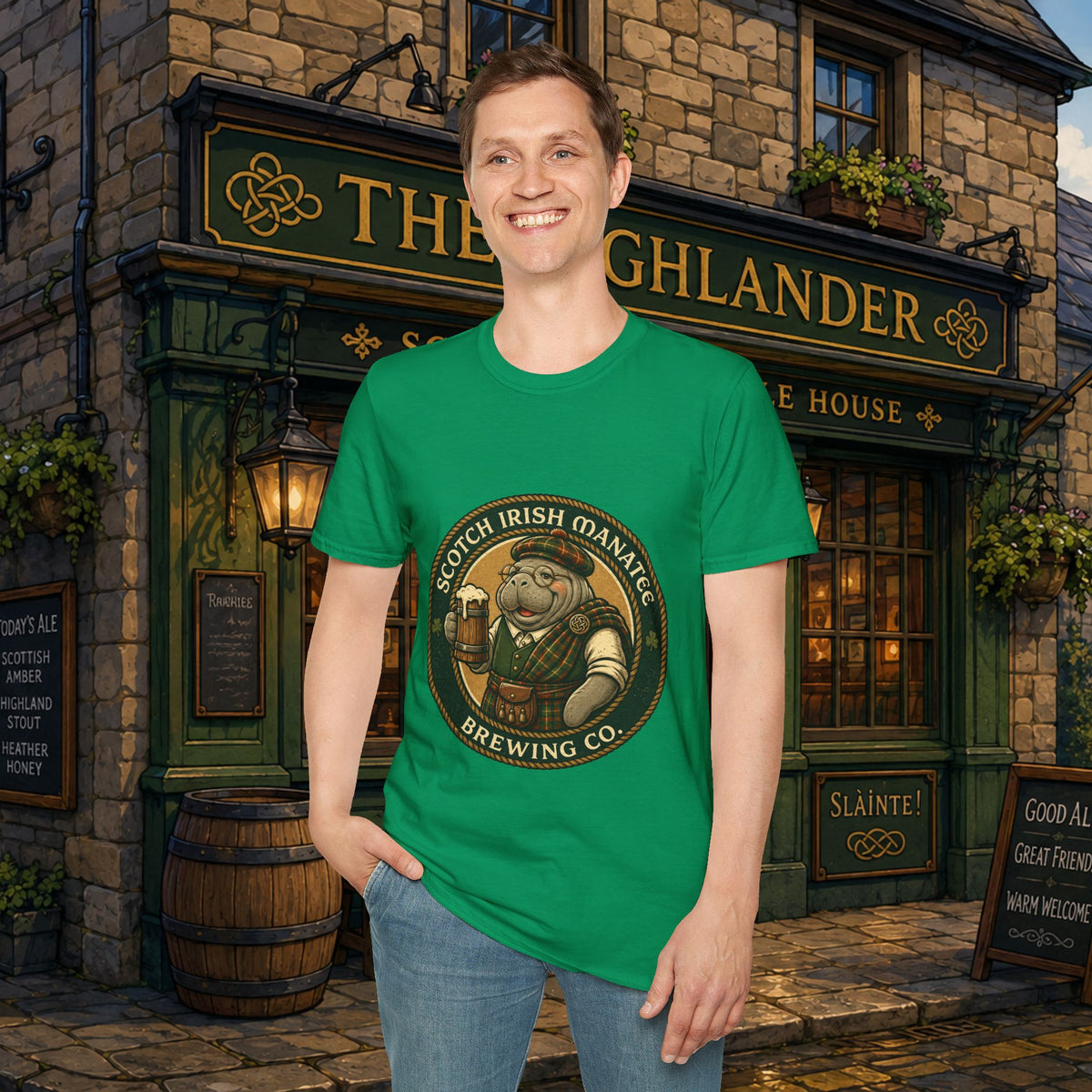 Scotch-Irish Manatee Brewing Company T-Shirt