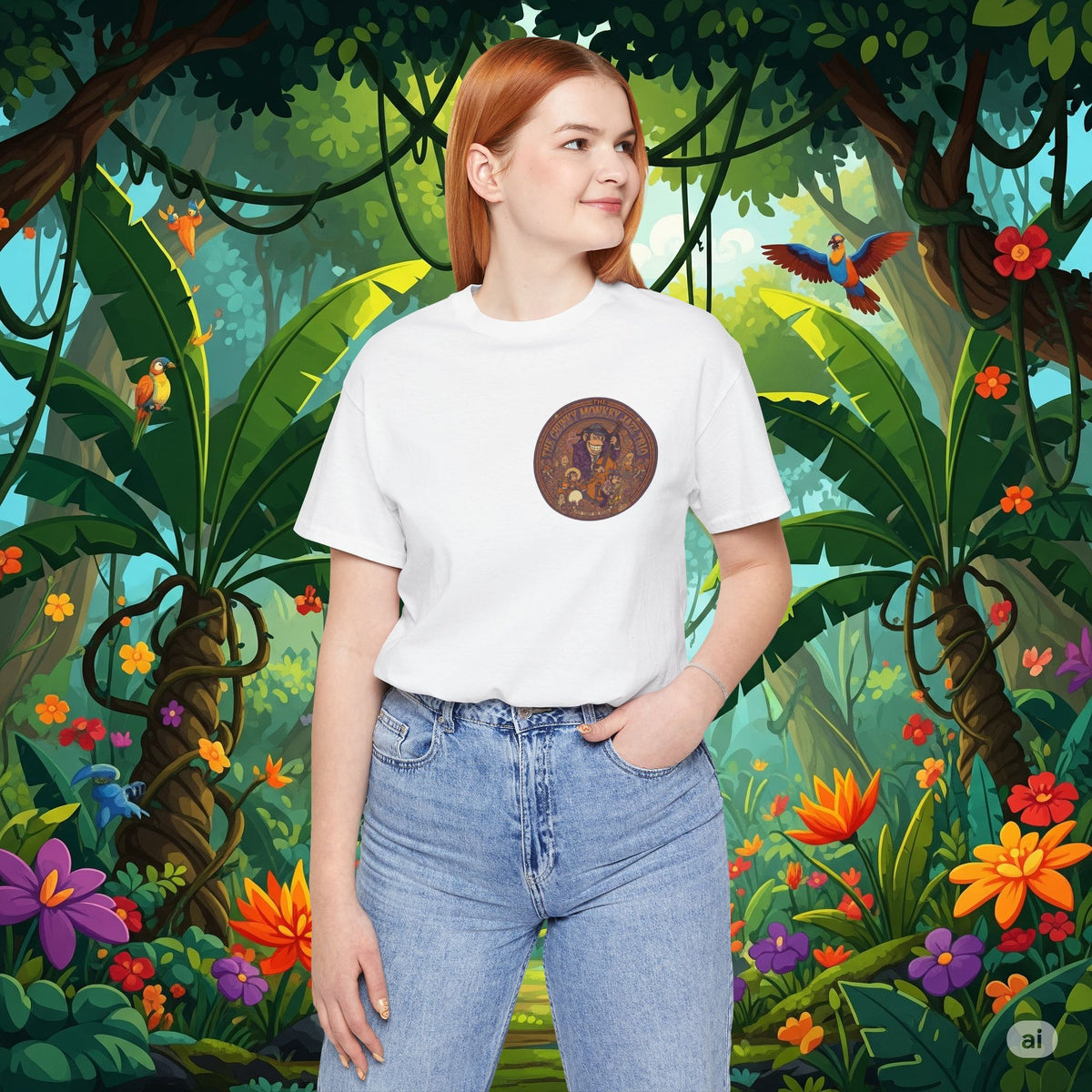 Vintage Style Fat Tony and the Chunky Monkey Trio Shirt - Retro Band Tee