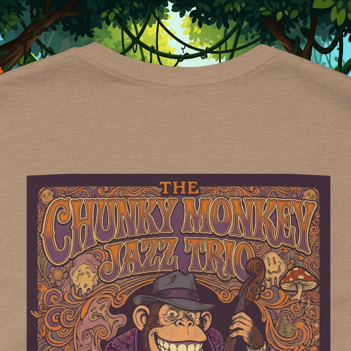 Vintage Style Fat Tony and the Chunky Monkey Trio Shirt - Retro Band Tee