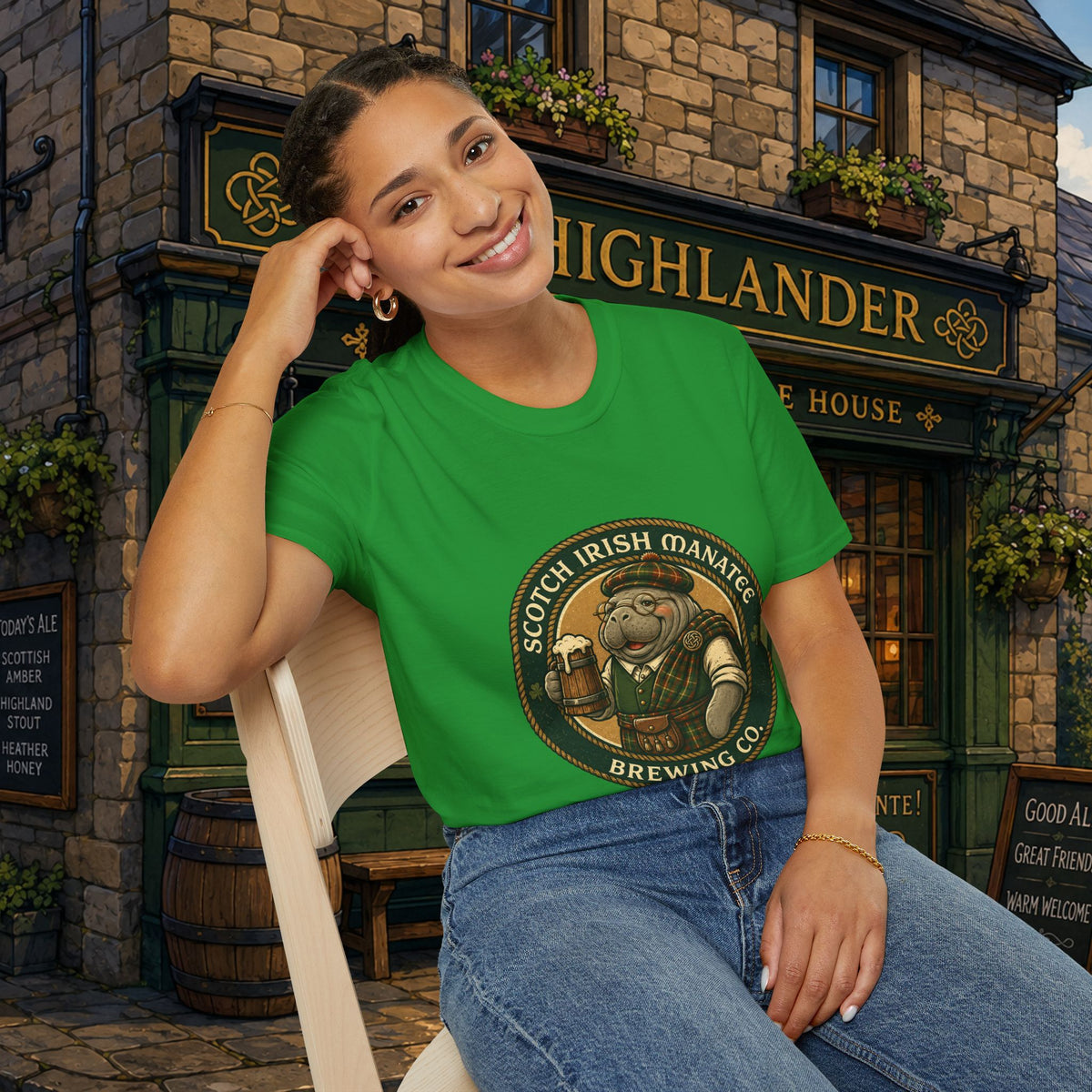 Scotch-Irish Manatee Brewing Company T-Shirt