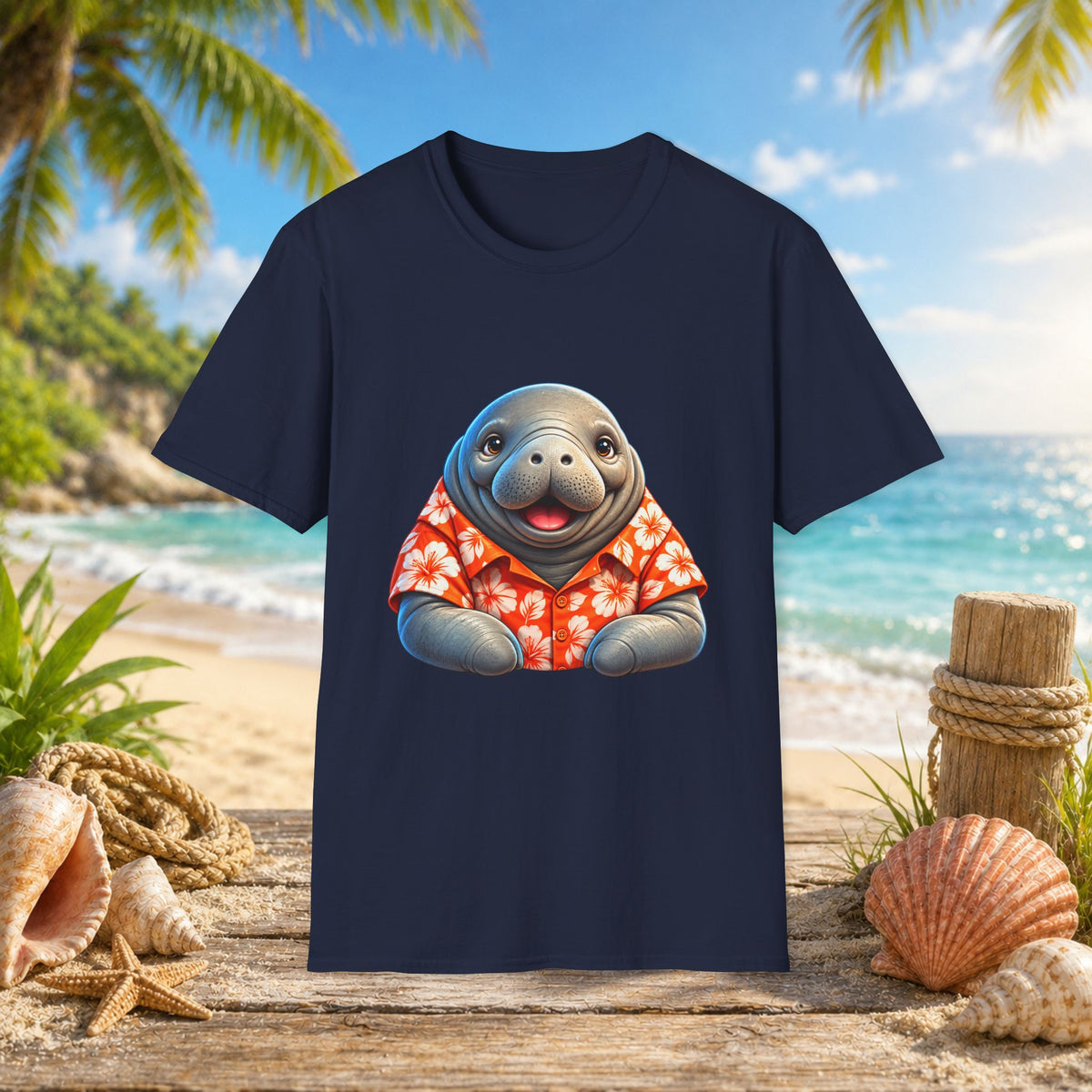 Bagel the Tropical Manatee T-Shirt